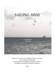 Sailing Away SSATBB choral sheet music cover Thumbnail